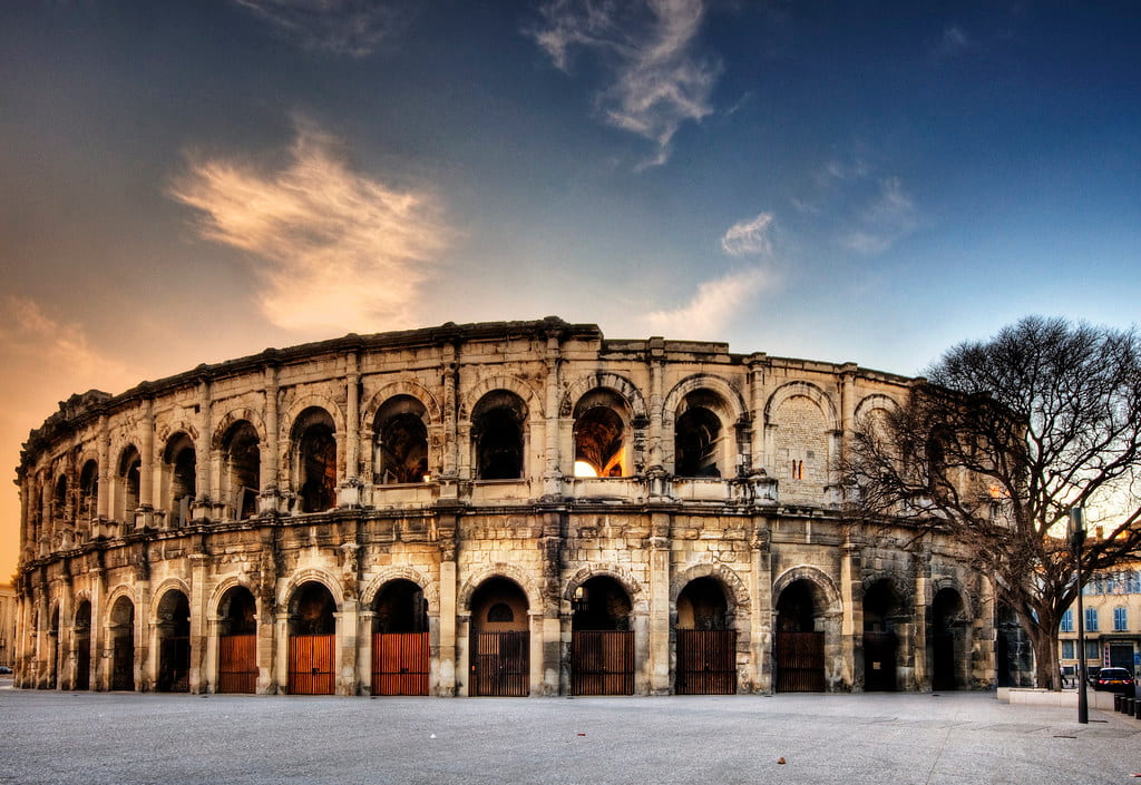 Vue de Nîmes