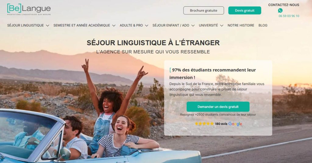 Site BeLangue
