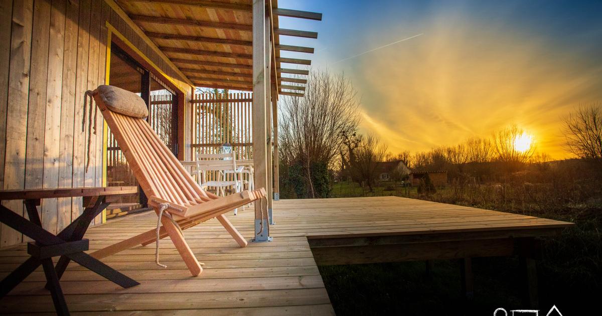 Cabanes sur pilotis Aux Cabanes en Baie de Somme