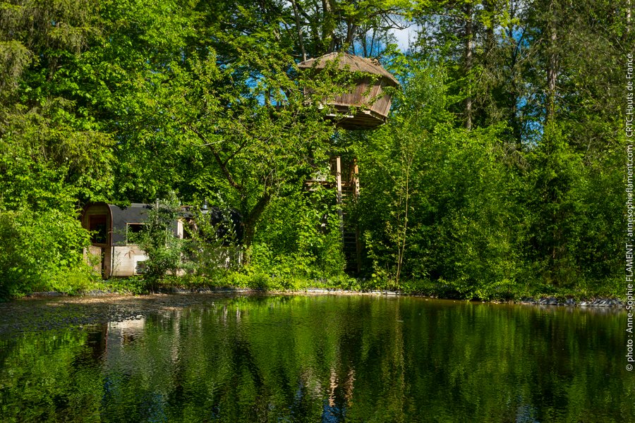 Cabane Au fil de l'Eau au Domaine de Wail