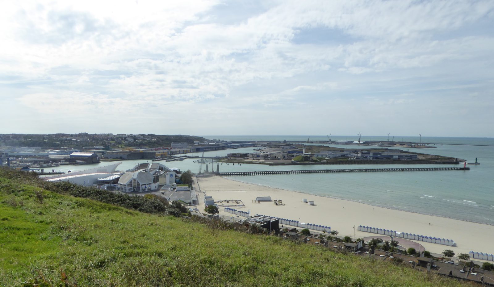 Port de pêche et plage de Boulogne-sur-Mer