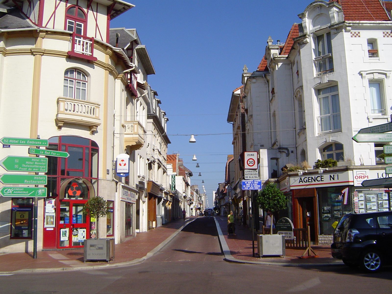 Rue Saint-Jean au Touquet-Paris-Plage